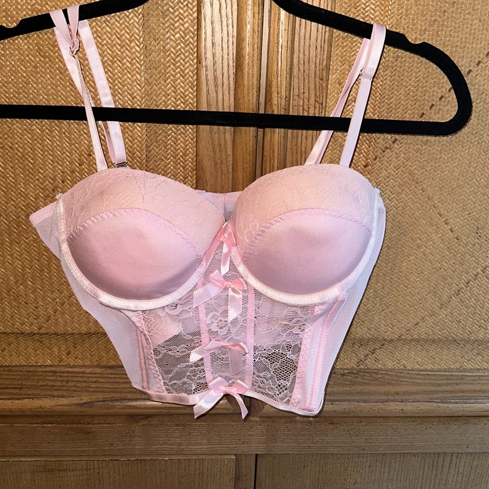 Pink corset top!